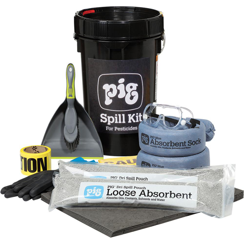 New Pig Spill Kits; Kit Type Pesticides Spill Kit; Container Type