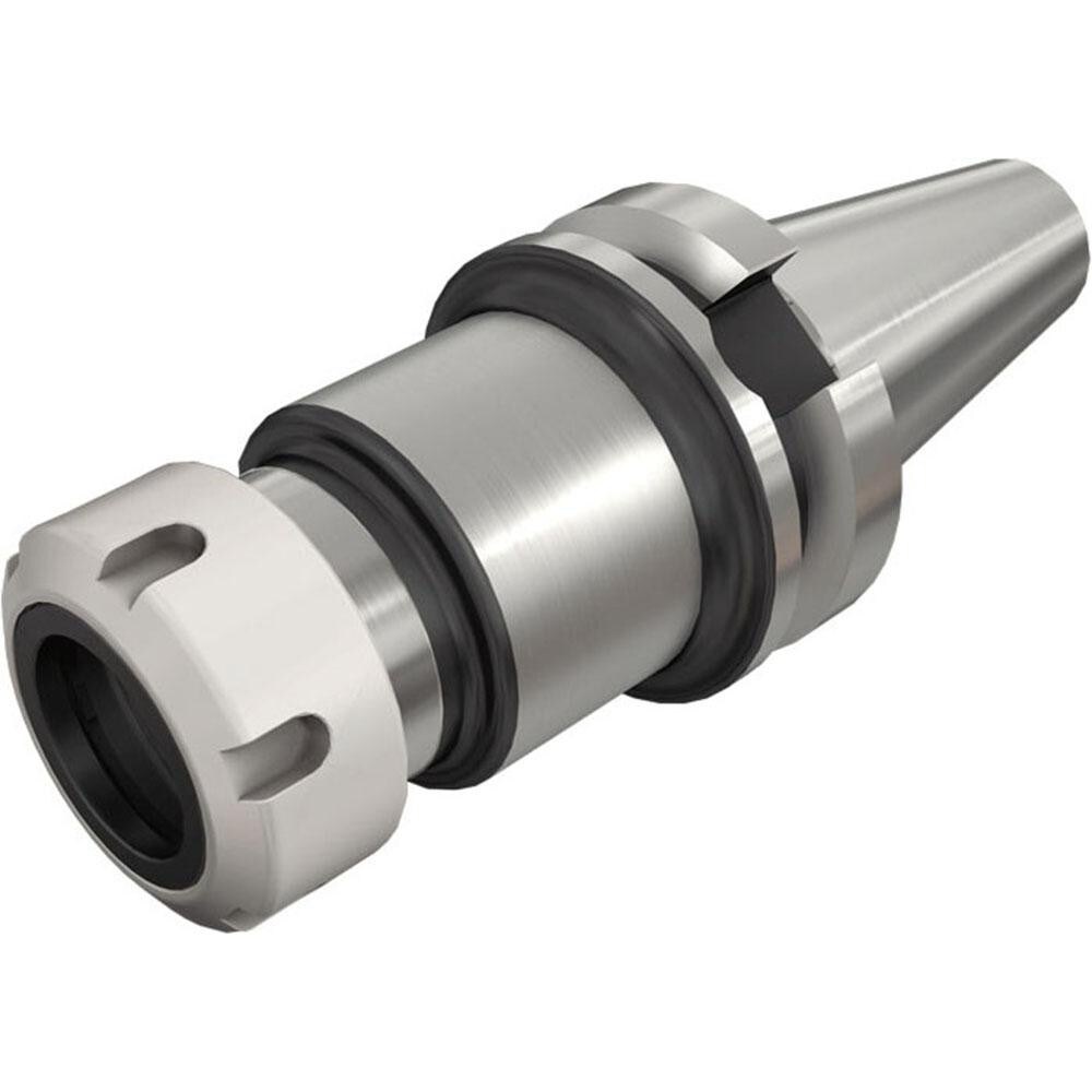 Collet Chuck: 1 to 16 mm Capacity, Full Grip Collet, 30 mm Shank Dia, Taper Shank