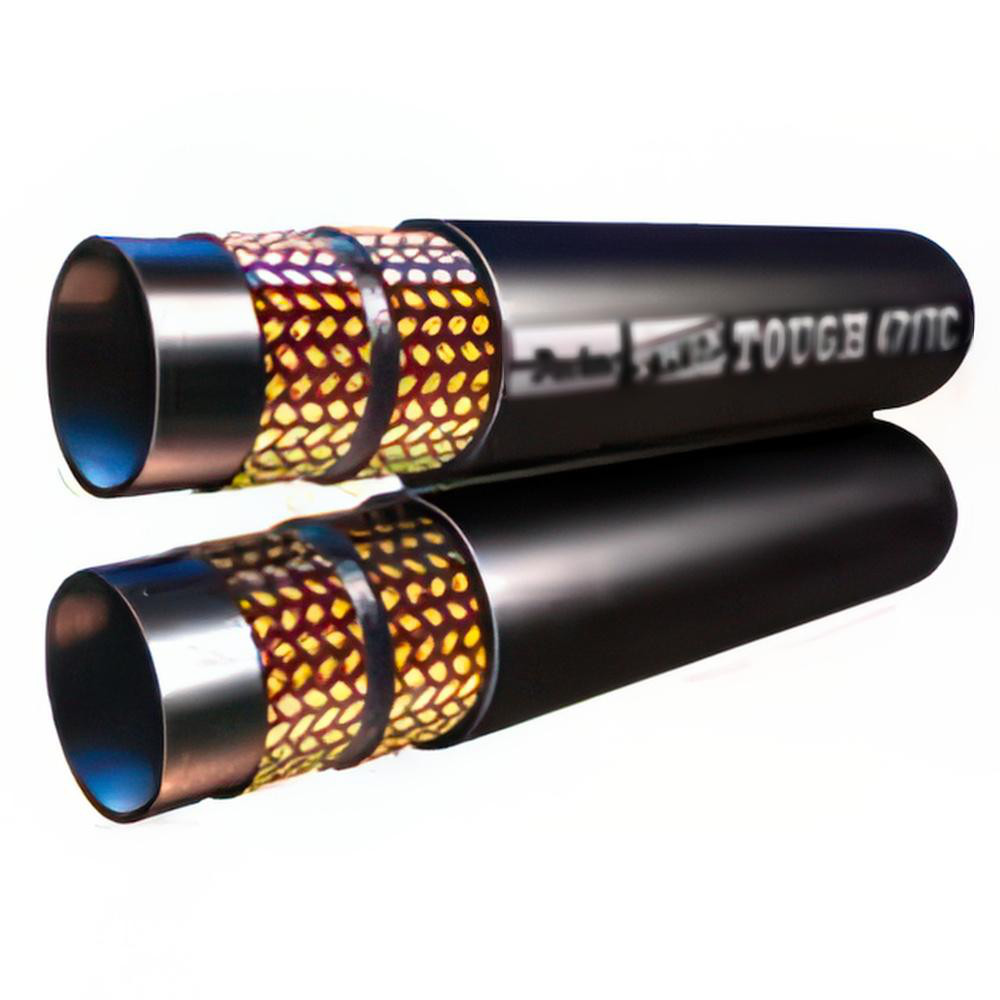 Parker Hydraulic Hose: 50', -4, 1/4" ID, Synthetic Rubber, 5800 Max psi - 2" Bend Radius, Black | Part #471TC-4-BX