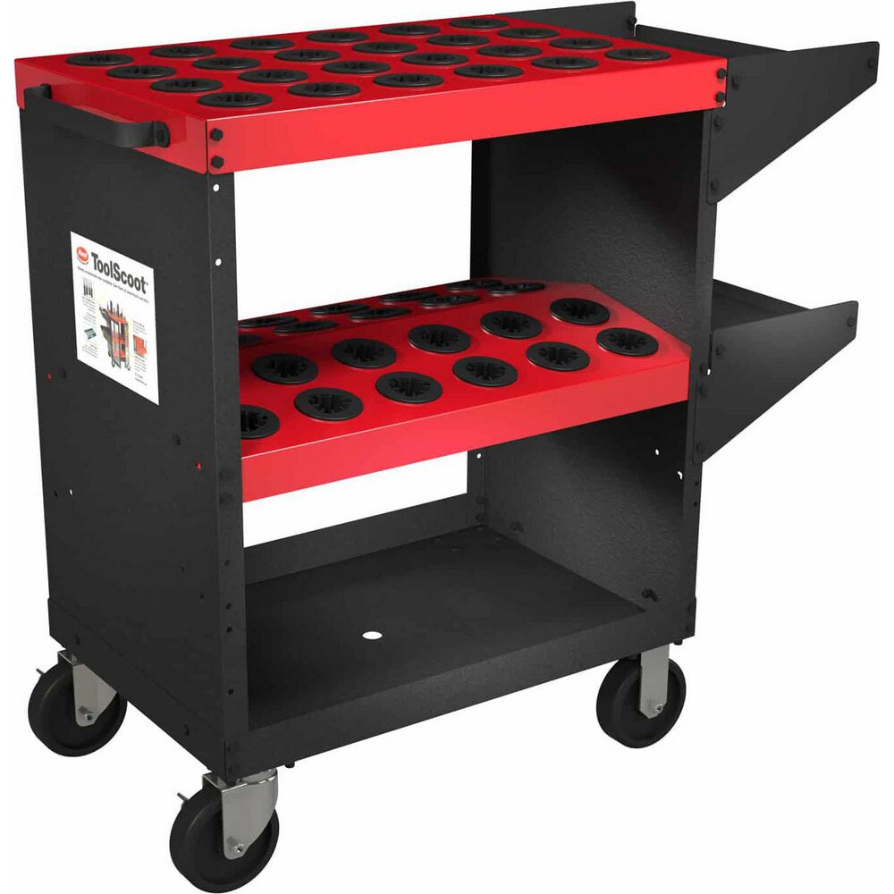 48 Tool Capacity, CAPTO C5 Taper ToolScoot CNC Tool Cart
