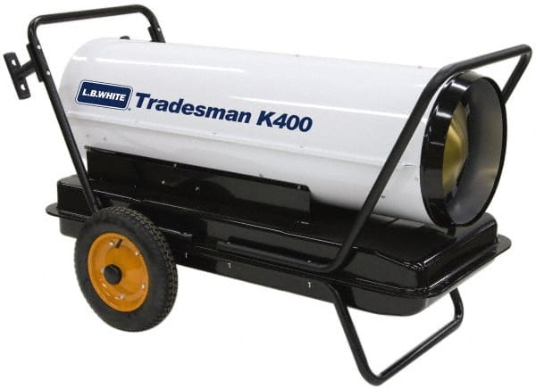 LB White Tradesman K400 400,000 BTU Kerosene/#1 Diesel/Jet A Fuel Forced Air Heater with Thermostat 