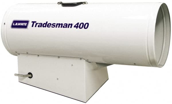 LB White Tradesman 400 250,000 to 400,000 BTU Propane Forced Air Heater with Thermostat 