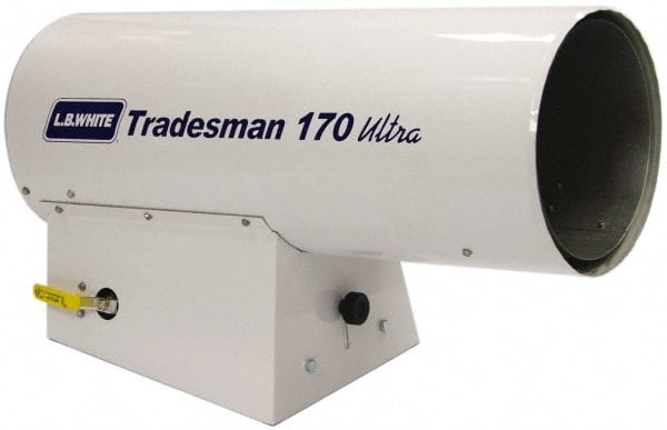 LB White Tradesmn170 ULT 125,000 to 170,000 BTU Propane Forced Air Heater with Thermostat 