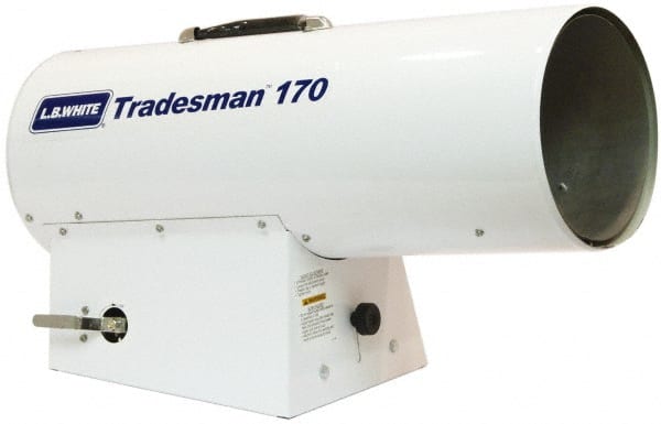 LB White TRADESMAN 170P 125,000 to 170,000 BTU Propane Forced Air Heater with Thermostat 