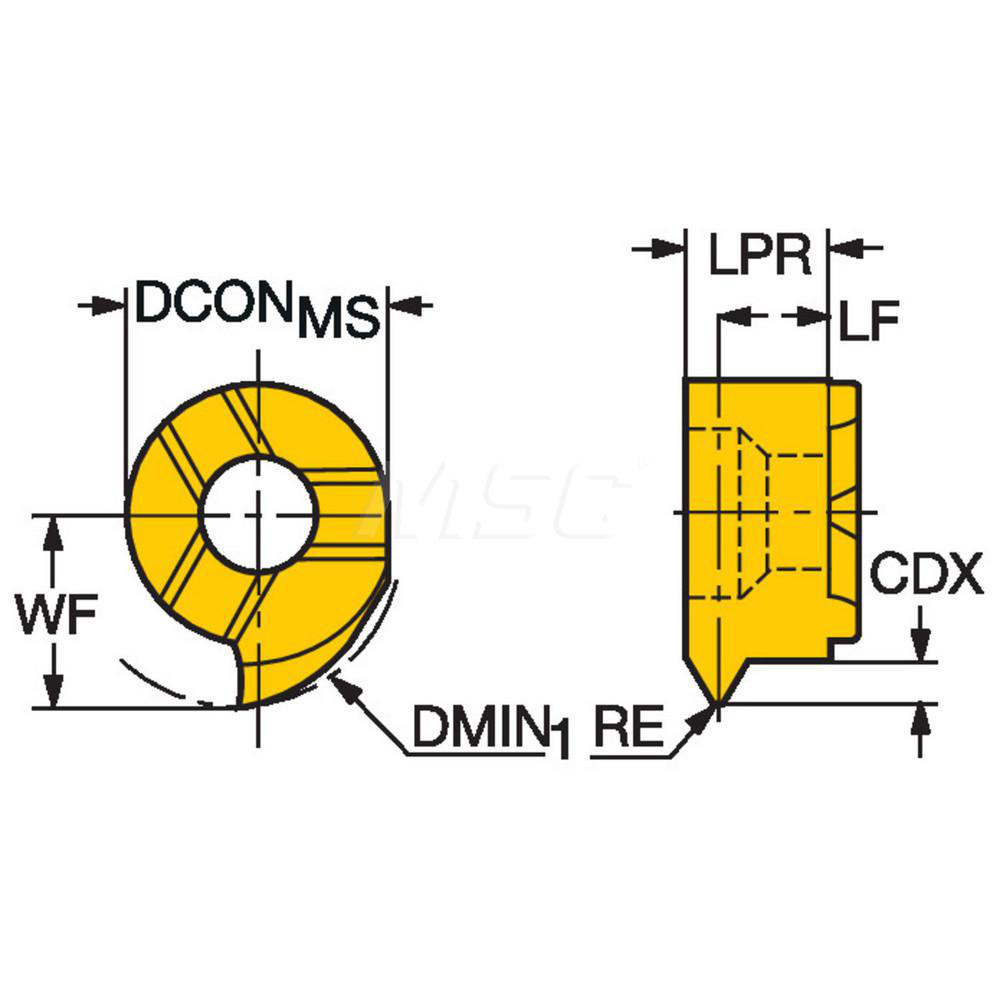 Sandvik Coromant Threading Insert MB07TH110WH10R 1025, Carbide