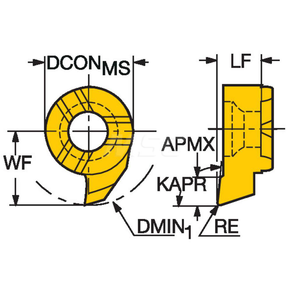 Sandvik Coromant - Boring Insert: MB 1025, Solid Carbide | MSC Direct
