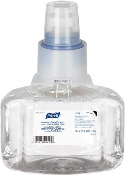 Hand Sanitizer: Foam, 700 mL, Dispenser Refill