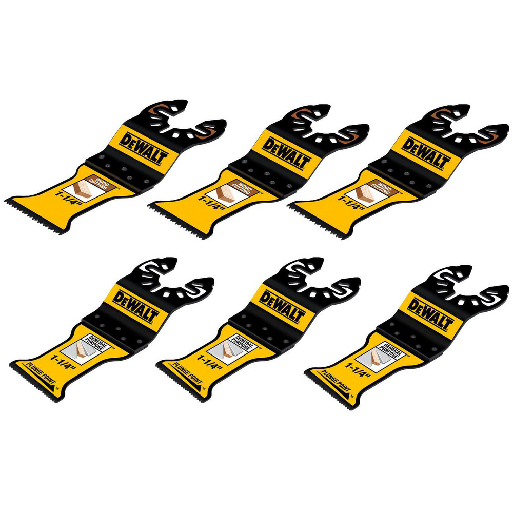 DeWalt Oscillating Blade 1-3/4 Inch Carbide Edge – DWA4253-2, 2-Pack, Multi-Purpose Cutting For Wood, Metal, And More