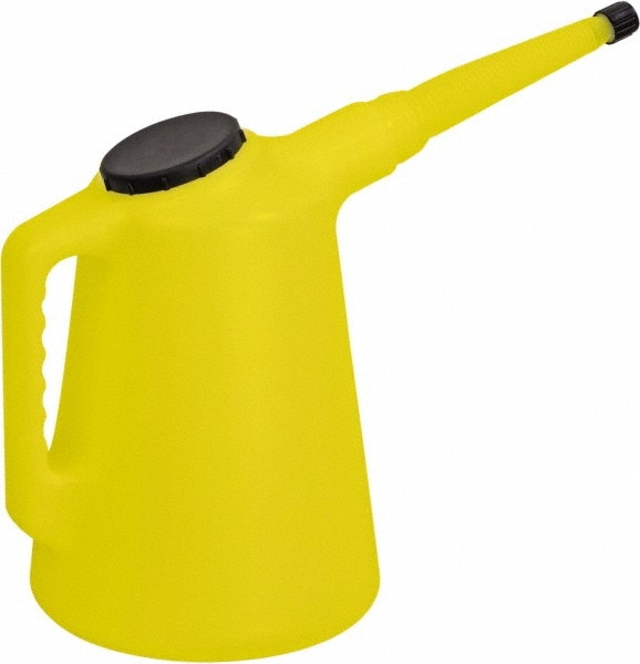 8 Quart Capacity, Polyethylene, Oil Can Flexible Spout