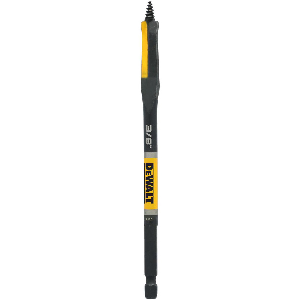 DeWALT Spade-Blade Drill Bits: Drill Bit Size (Inch): 3/8; Shank Size: 1.0000 in; Shank Type: Hex; Overall Length: 6.00 in | Part #DWAWDNS06