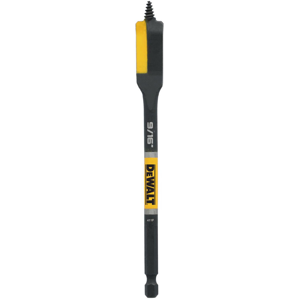 DeWALT Spade-Blade Drill Bits: Drill Bit Size (Inch): 9/16; Shank Size: 1.0000 in; Shank Type: Hex; Overall Length: 6.00 in | Part #DWAWDNS09