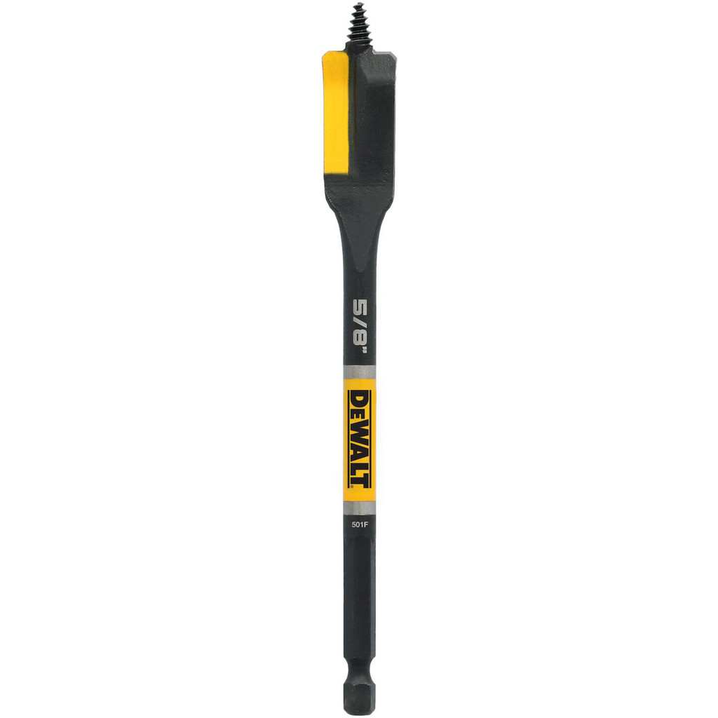 DeWALT Spade-Blade Drill Bits: Drill Bit Size (Inch): 5/8; Shank Size: 1.0000 in; Shank Type: Hex; Overall Length: 6.00 in | Part #DWAWDNS10