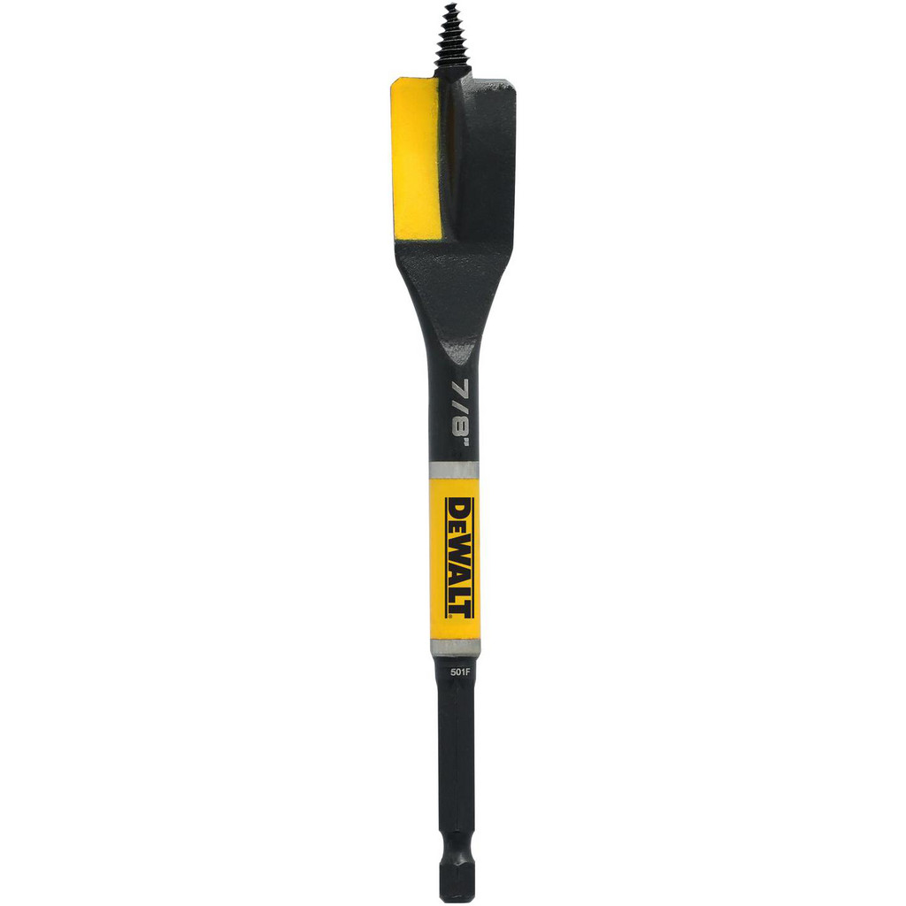 DeWALT Spade-Blade Drill Bits: Drill Bit Size (Inch): 7/8; Shank Size: 1.0000 in; Shank Type: Hex; Overall Length: 6.00 in | Part #DWAWDNS14