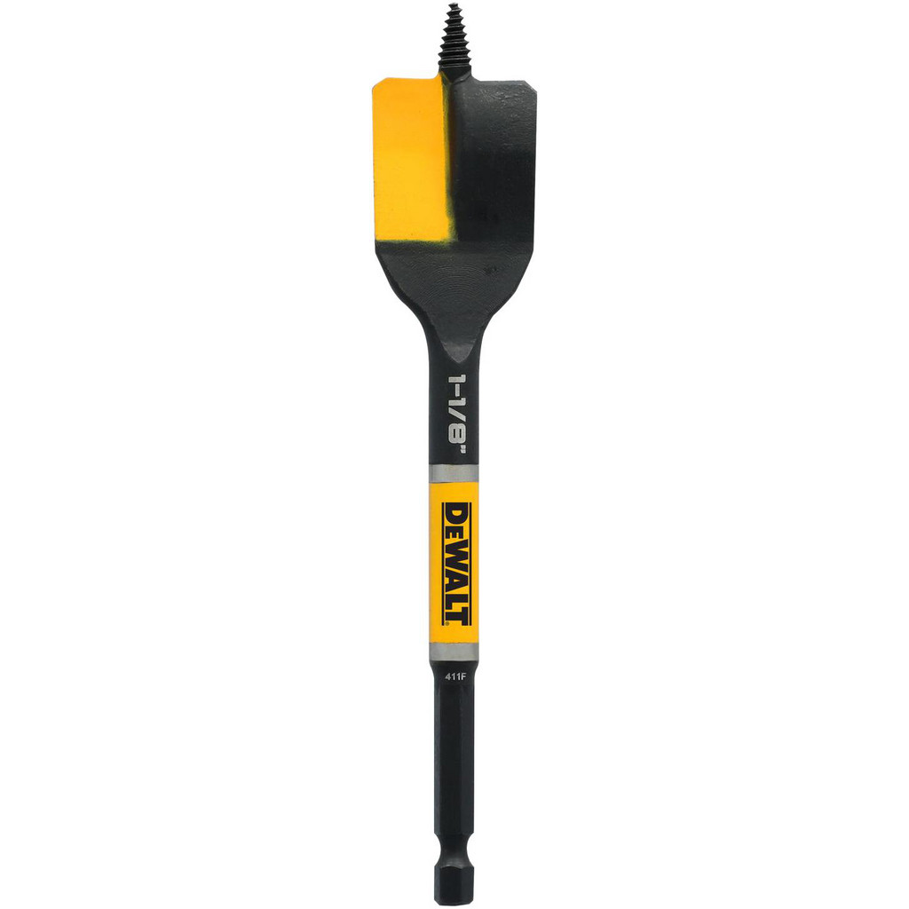 DeWALT Spade-Blade Drill Bits: Drill Bit Size (Inch): 1-1/8; Shank Size: 1.0000 in; Shank Type: Hex; Overall Length: 6.00 in | Part #DWAWDNS18