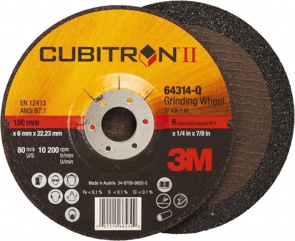 3M™ Cubitron II Depressed Center Grinding Wheel