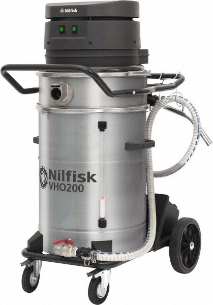 Nilfisk - 14 Gal, Painted Steel Tank, Dry, Machine Shop Vacuum Cleaner ...