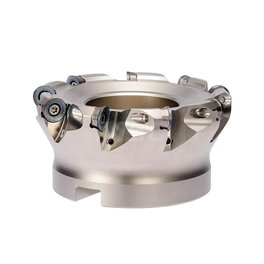 Kyocera Indexable Copy Face Mill 80 mm Max Cut Dia, 12.4 mm Arbor