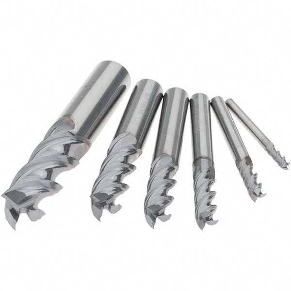 Niagara Cutter 3031092 Corner Radius End Mill: 1/2" Dia, 0.016" LOC, 0.02" Radius, 4 Flutes, Solid Carbide 