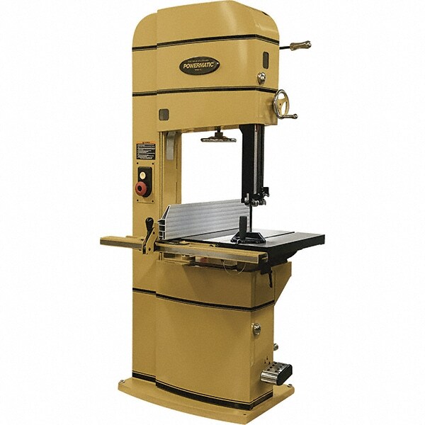 Vertical Bandsaw: Step Pulley Drive, 18" Height Capacity