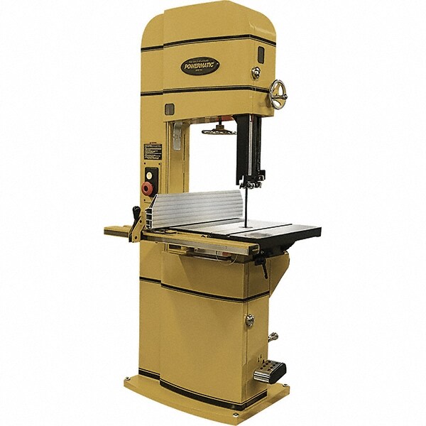 Vertical Bandsaw: Step Pulley Drive, 18" Throat Capacity, 18" Height Capacity