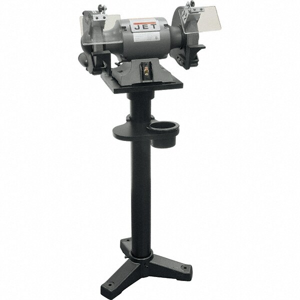 Bench Grinder: 8" Wheel Dia, 1 hp, 115V, 1 Phase