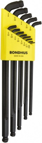 Bondhus 67037 13 Piece L-Key Ball End Hex Key Set Image