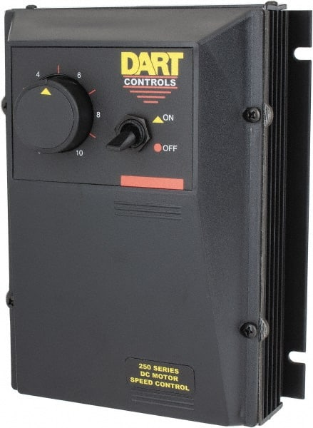 Dart Controls 253G-200E DC Motor: Enclosed Enclosure, 2 hp, 30 Nameplate RPM 