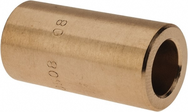 Sleeve Bearing: 5/16" ID, 1/2" OD, 1" OAL, Cast Bronze