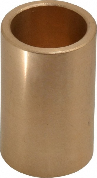 Sleeve Bearing: 3/4" ID, 15/16" OD, 1-1/2" OAL, Cast Bronze