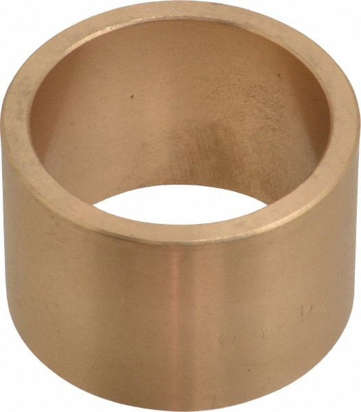 Sleeve Bearing: 1-1/4" ID, 1-1/2" OD, 1" OAL, Cast Bronze