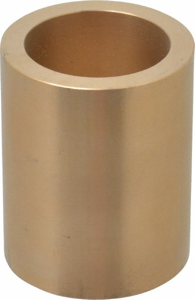 Made in USA RB243220 Sleeve Bearing: 1-1/2" ID, 2" OD, 2-1/2" OAL, Cast Bronze Image