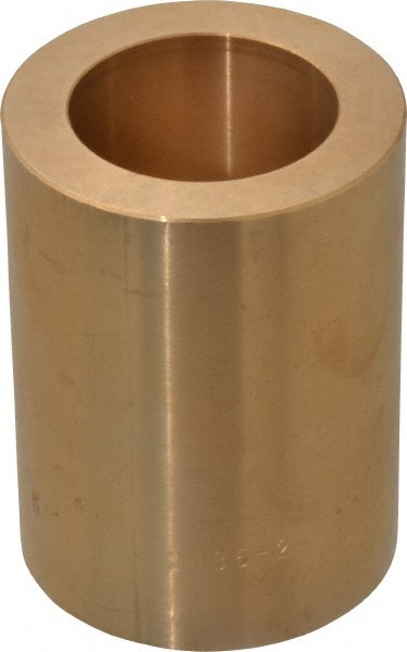 Sleeve Bearing: 1-1/2" ID, 2-1/4" OD, 3" OAL, Cast Bronze