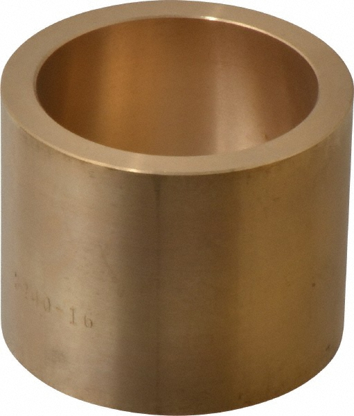 Made in USA RB324016 Sleeve Bearing: 2" ID, 2-1/2" OD, 2" OAL, Cast Bronze Image