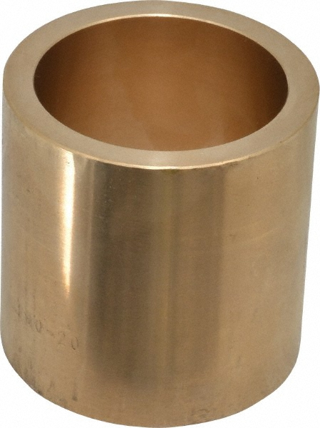 Made in USA RB324020 Sleeve Bearing: 2" ID, 2-1/2" OD, 2-1/2" OAL, Cast Bronze Image