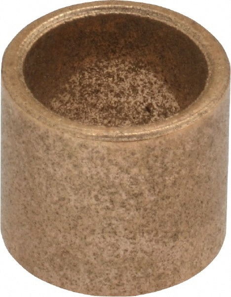 Sleeve Bearing: 1/2" ID, 5/8" OD, 9/16" OAL, Oil Impregnated Bronze