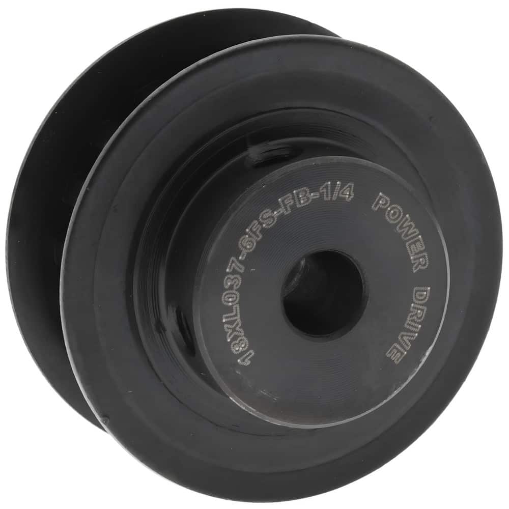 18 Tooth, 1/4" Inside x 1-1/8" Outside Diam, Timing Belt Pulley