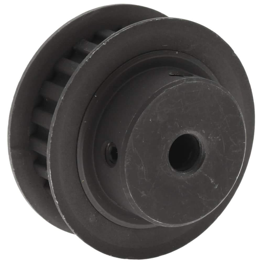 22 Tooth, 1/4" Inside x 1.381" Outside Diam, Timing Belt Pulley