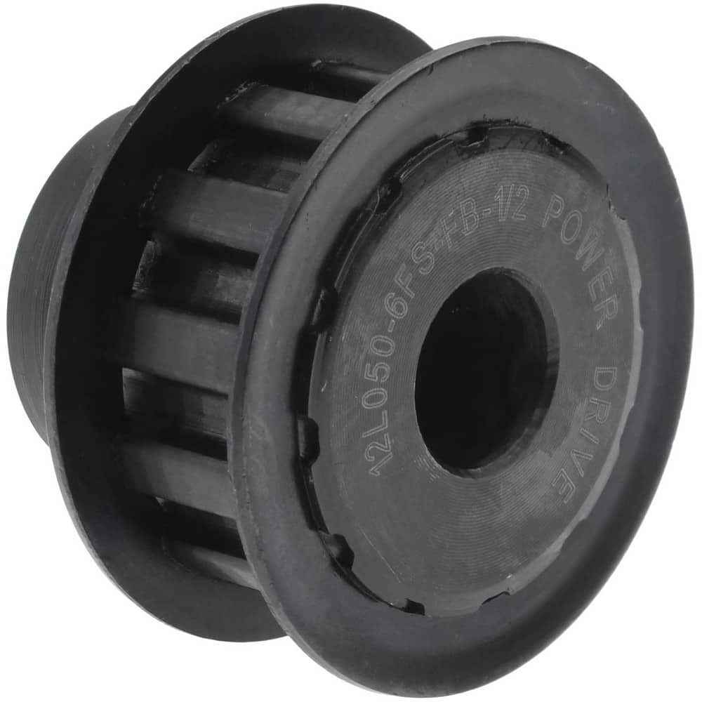 12 Tooth, 1/2" Inside x 1.402" Outside Diam, Timing Belt Pulley