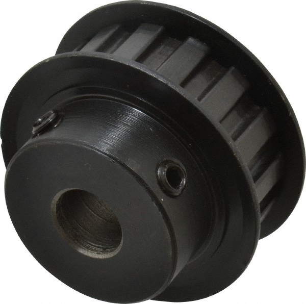 15 Tooth, 1/2" Inside x 1.76" Outside Diam, Timing Belt Pulley