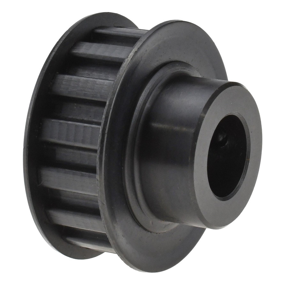 15 Tooth, 5/8" Inside x 1.76" Outside Dia, Timing Belt Pulley - 1/2" Belt Width, 1.79" Pitch Dia, Steel & Cast Iron