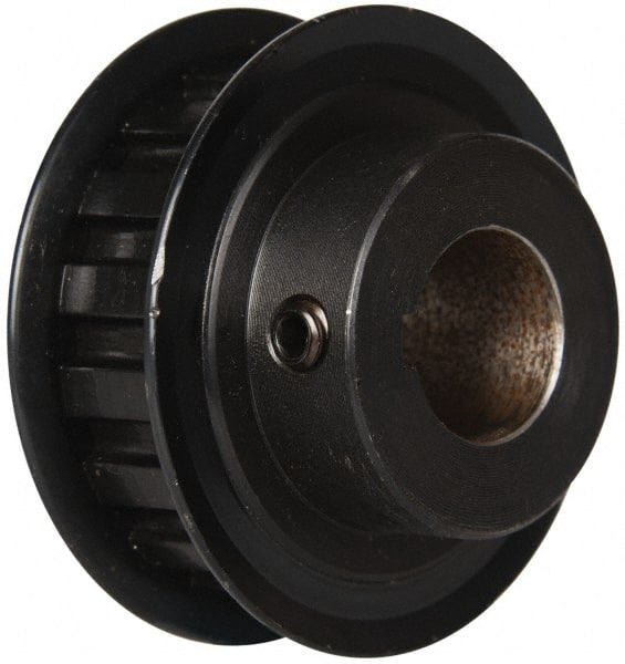 17 Tooth, 3/4" Inside x 2" Outside Diam, Timing Belt Pulley