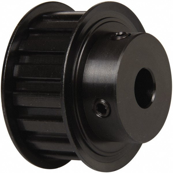17 Tooth, 1/2" Inside x 2" Outside Diam, Timing Belt Pulley