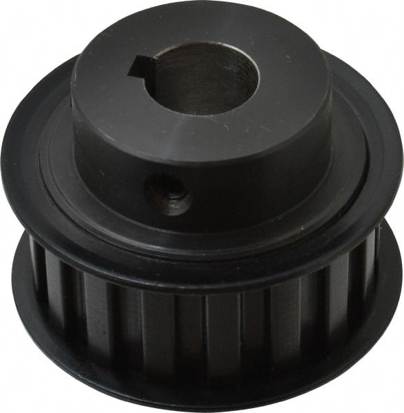 17 Tooth, 5/8" Inside x 2" Outside Diam, Timing Belt Pulley