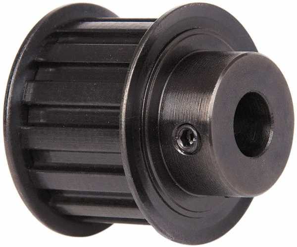 14 Tooth, 1/2" Inside x 1.641" Outside Diam, Timing Belt Pulley