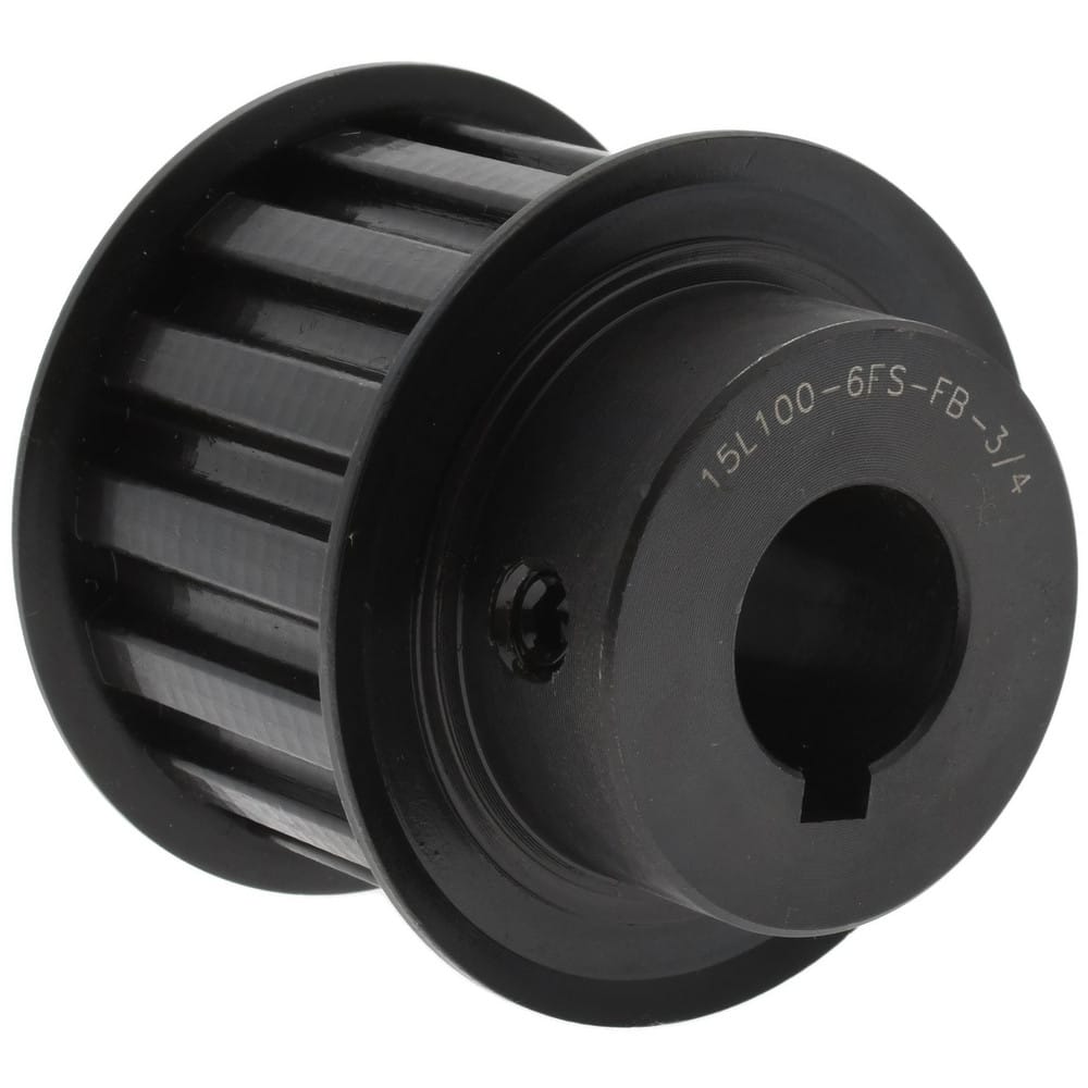 15 Tooth, 3/4" Inside x 1.76" Outside Diam, Timing Belt Pulley