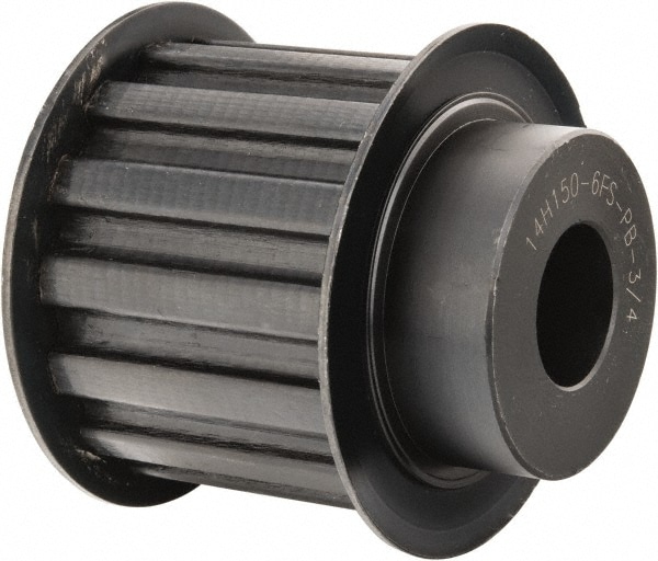 14 Tooth, 3/4" Inside x 2.174" Outside Diam, Timing Belt Pulley