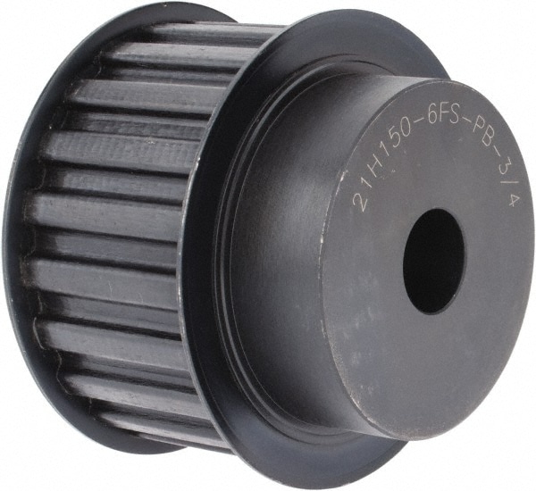21 Tooth, 3/4" Inside x 3.288" Outside Diam, Timing Belt Pulley