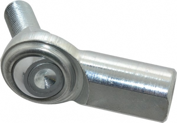 Ball Joint Linkage Spherical Rod End: 7/16-20" Shank Thread, 7/16" Rod ID, 1-1/8" Rod OD, 0.75" Shank Dia, 0.937" Shank Length, 6,402 lb Static Load Capacity