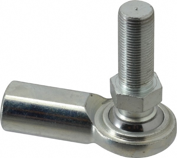 Made in USA CF 12S Ball Joint Linkage Spherical Rod End: 3/4-16" Shank Thread, 3/4" Rod ID, 1-3/4" Rod OD, 1.125" Shank Dia, 1.562" Shank Length, 14,290 lb Static Load Capacity Image