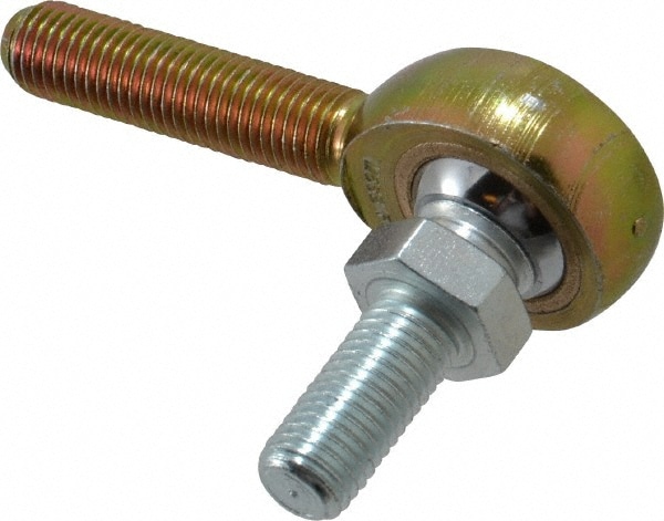 Ball Joint Linkage Spherical Rod End: 5/16-24" Shank Thread, 5/16" Rod ID, 7/8" Rod OD, 1-1/4" Shank Length, 2,796 lb Static Load Capacity